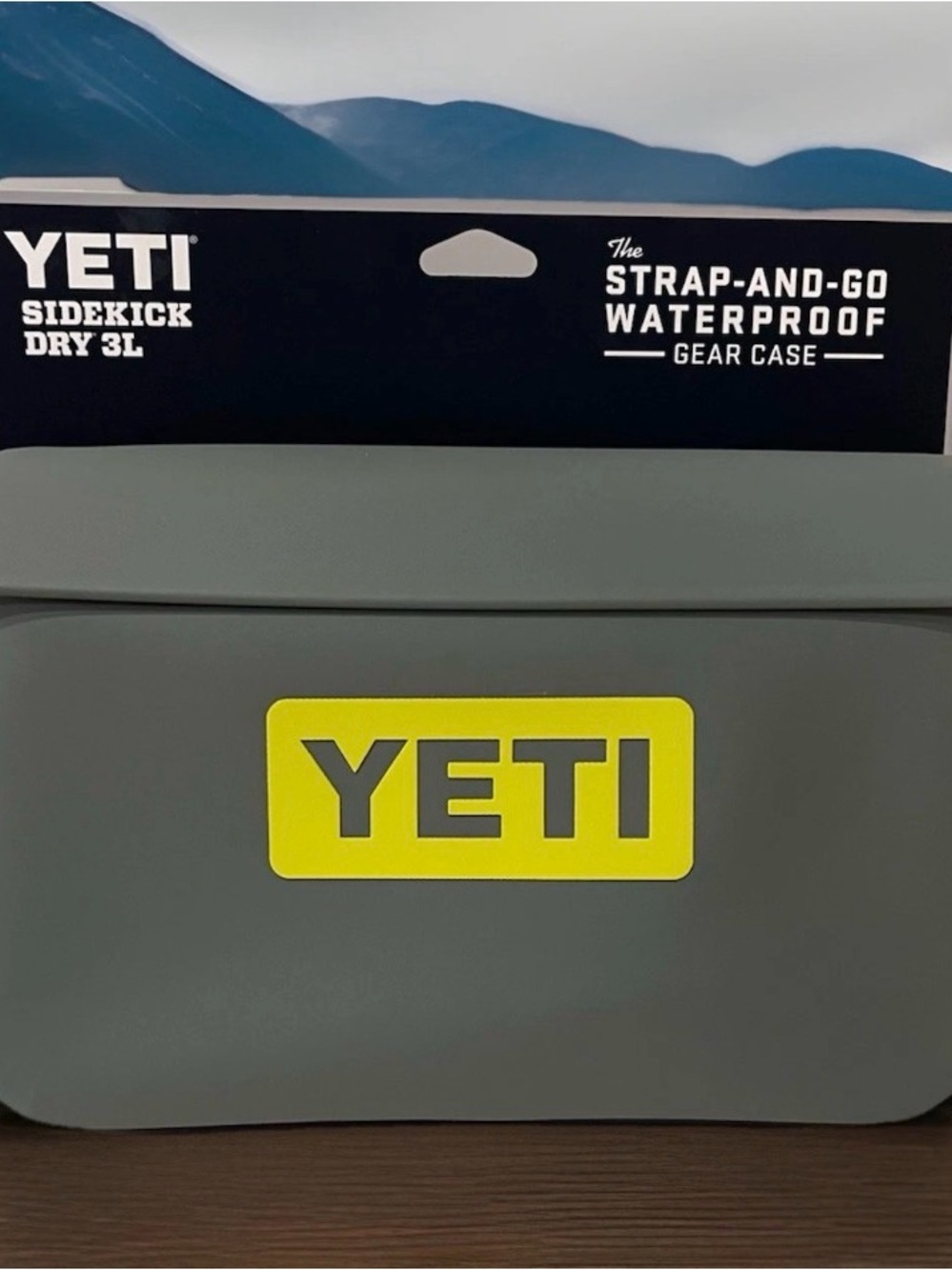 YETI SideKick Dry 3L Waterproof Retired Camp Green with Firefly Yellow Logo